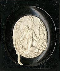 Liszt kept this medallion of his patron saint on his night-stand. His great-granddaughter gave it to Toscanini, who in turn gave it to Horowitz.
