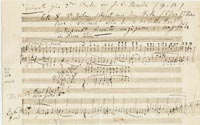 Arrangement of Jean Louis Nicodé's Etude, Op. 12, no. 2, Manuscript, [1877]
