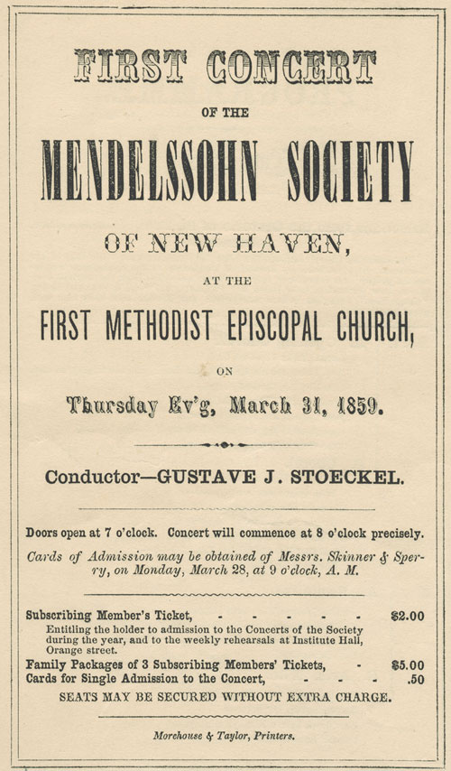 new haven mendelssohn society concert program